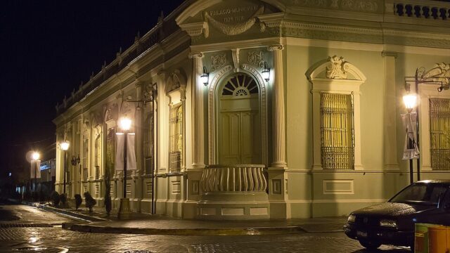 Palacio bellas artes noche